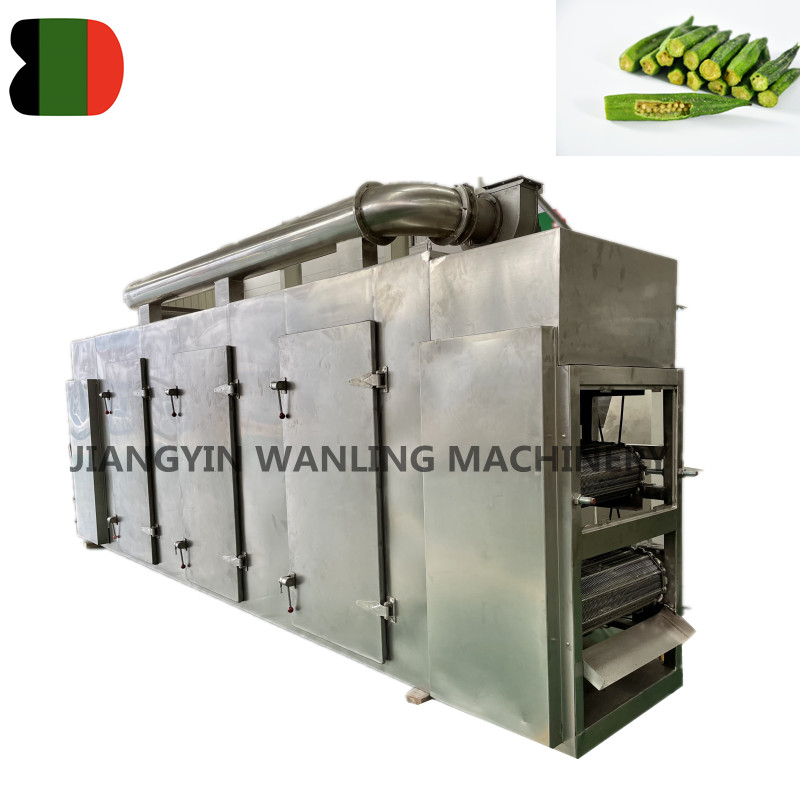 DW Automatische transportband Mesh Belt Dryer Machine